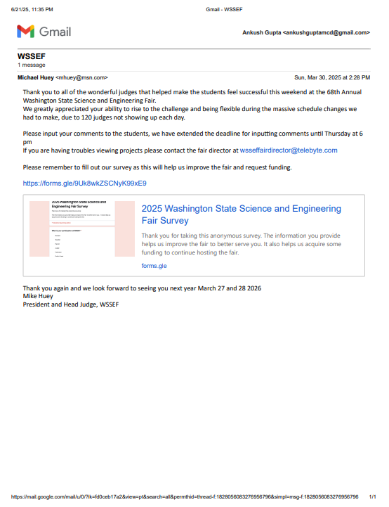 FBLA 2026 judge credential document page 2 — Ankush Gupta AI and enterprise architecture judge