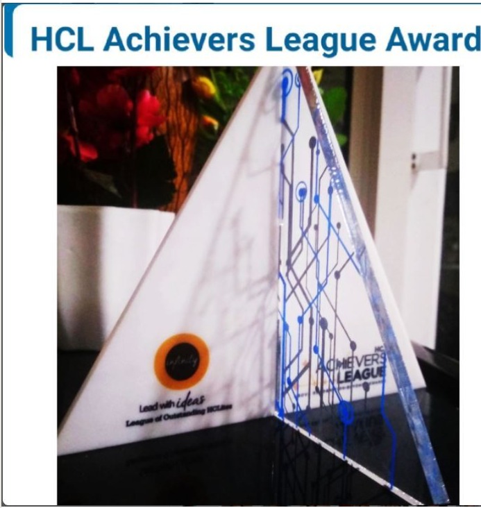 HCL Achievers League Hall of Fame Award — Ankush Gupta, six consecutive years of outstanding performance