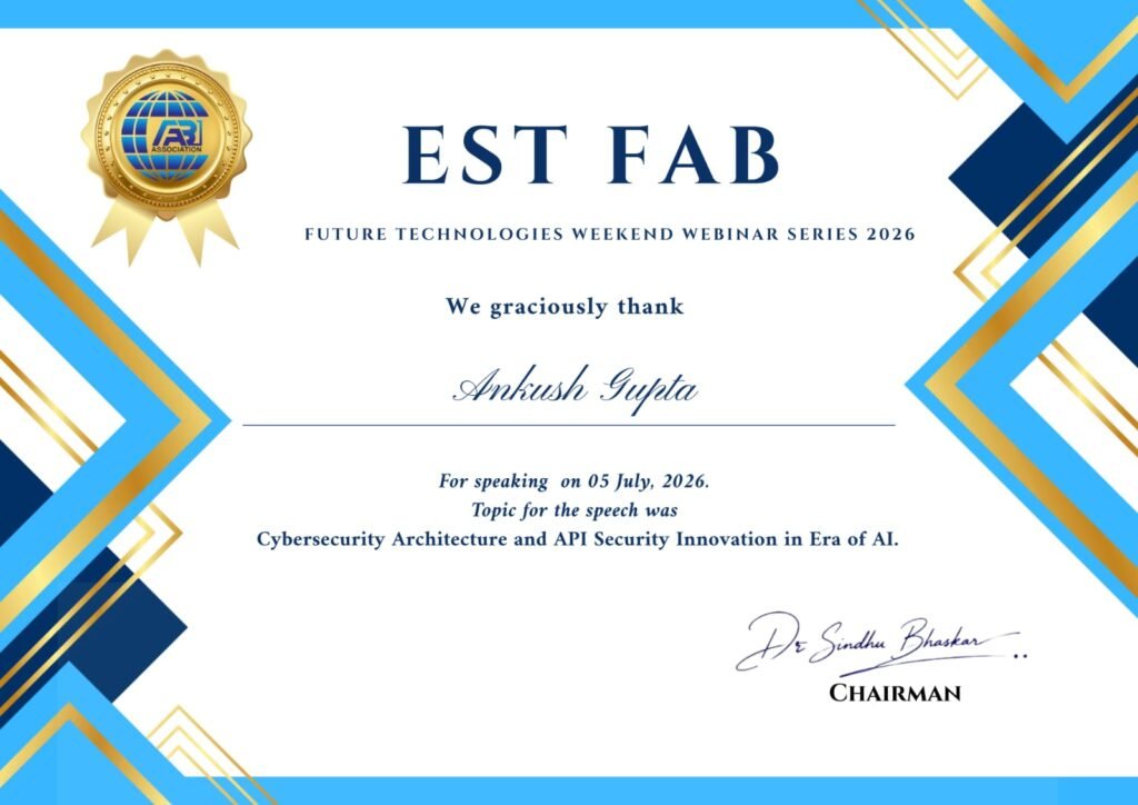 ankush gupta est fab speaking certificate july 5